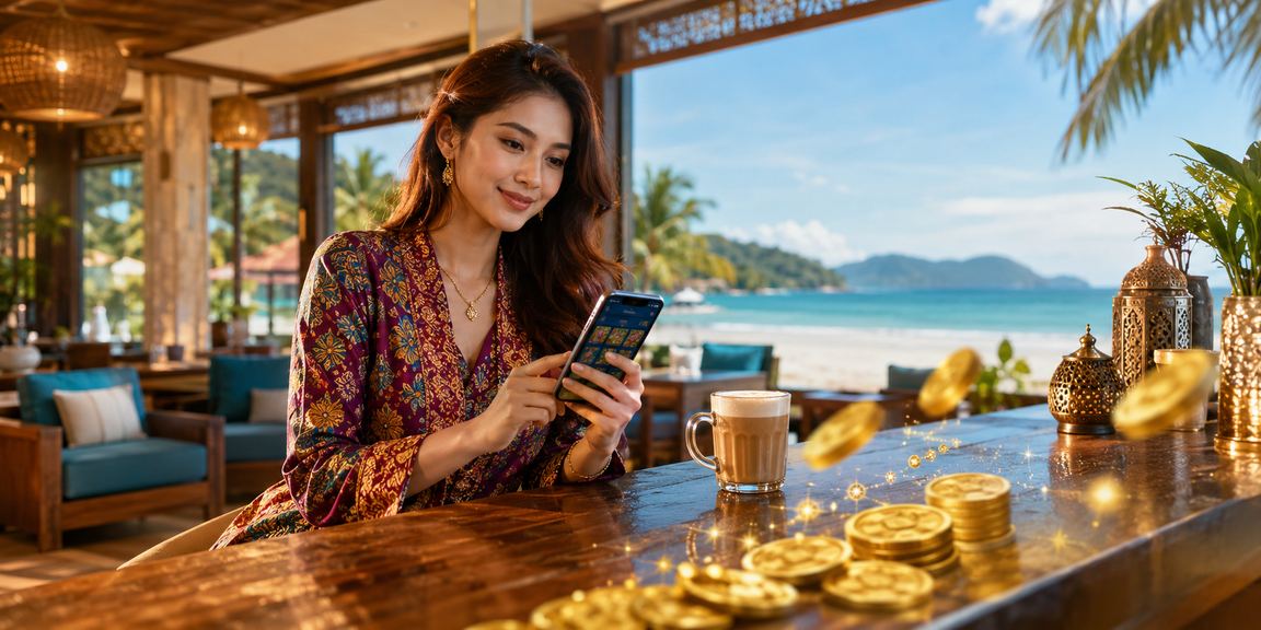 Pemain di Langkawi mengakses kasino mudah alih dan jackpot snp500 semasa bercuti